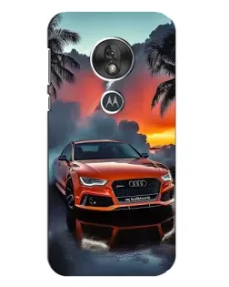 Чехол для Motorola MOTO G7 Play с картинкой «Audi — закат» Чехол для Motorola MOTO G7 Play с картинкой «Audi — закат»