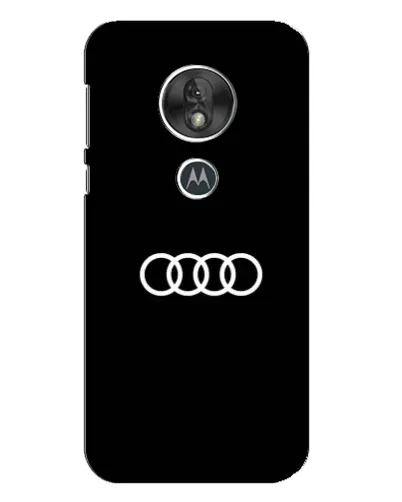 Чехол для Motorola MOTO G7 Play с картинкой «Audi White Logo»