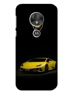 Чехол для Motorola MOTO G7 Play с картинкой «Lamborghini желтый акцент» Чехол для Motorola MOTO G7 Play с картинкой «Lamborghini желтый акцент»