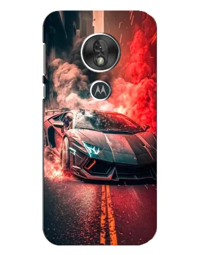 Чехол для Motorola MOTO G7 Play с картинкой «Lamborghini красный дым» Чехол для Motorola MOTO G7 Play с картинкой «Lamborghini красный дым»