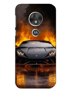 Чехол для Motorola MOTO G7 Play с картинкой «Lamborghini в огне» Чехол для Motorola MOTO G7 Play с картинкой «Lamborghini в огне»
