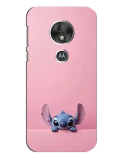 Чехол для Motorola MOTO G7 Play с картинкой «Stitch выглядывает»