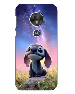 Чехол для Motorola MOTO G7 Play с картинкой «Стич на рассвете»