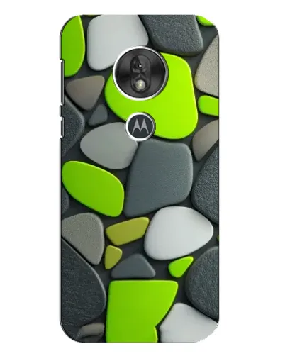 Чехол для Motorola MOTO G7 Play с картинкой «Яркая неоновая галька»