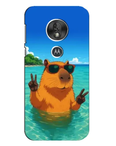 Чехол для Motorola MOTO G7 Play с картинкой «Морская капибара» Чехол для Motorola MOTO G7 Play с картинкой «Морская капибара»