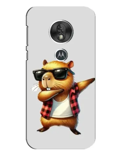 Чехол для Motorola MOTO G7 Play с картинкой «Капибара рэпер даб» Чехол для Motorola MOTO G7 Play с картинкой «Капибара рэпер даб»