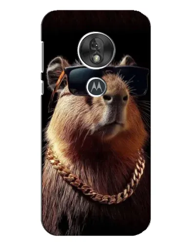 Чехол для Motorola MOTO G7 Play с картинкой «Капибара золотая цепь» Чехол для Motorola MOTO G7 Play с картинкой «Капибара золотая цепь»