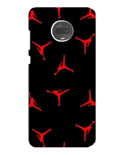 Чехол для Motorola MOTO G7 Plus с картинкой «Jordan Red Pattern» Чехол для Motorola MOTO G7 Plus с картинкой «Jordan Red Pattern»