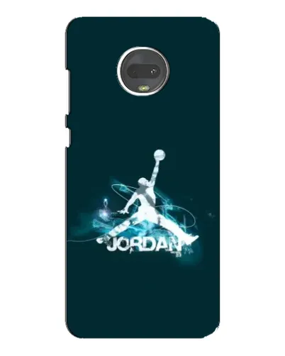 Чехол для Motorola MOTO G7 Plus с картинкой «Jordan Blue Fire» Чехол для Motorola MOTO G7 Plus с картинкой «Jordan Blue Fire»