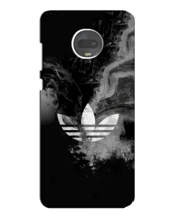 Чехол для Motorola MOTO G7 Plus с картинкой «Абстрактный дым Adidas»