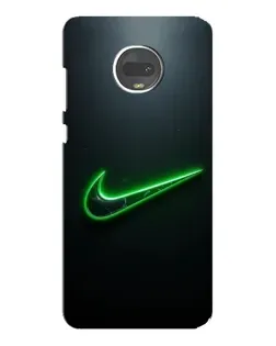 Чехол для Motorola MOTO G7 Plus с картинкой «Неоновый контур Nike»