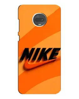 Чехол для Motorola MOTO G7 Plus с картинкой «Оранжевый драйв Nike»