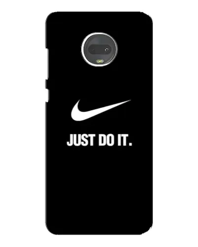 Чехол для Motorola MOTO G7 Plus с картинкой «Классический принт Nike»