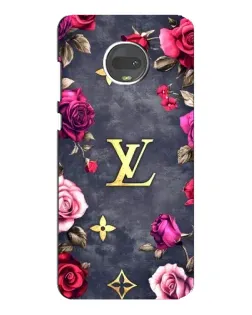 Чехол для Motorola MOTO G7 Plus с картинкой «Цветочный Louis Vuitton»