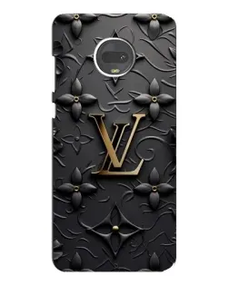 Чехол для Motorola MOTO G7 Plus с картинкой «Кожаная текстура LV»