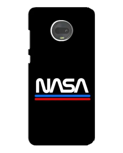 Чехол для Motorola MOTO G7 Plus с картинкой «NASA — классика Red Blue» Чехол для Motorola MOTO G7 Plus с картинкой «NASA — классика Red Blue»