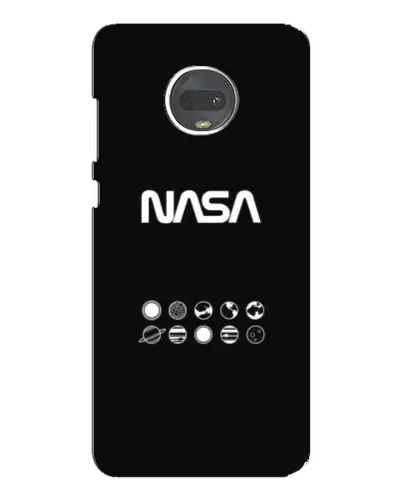 Чехол для Motorola MOTO G7 Plus с картинкой «NASA — технический принт» Чехол для Motorola MOTO G7 Plus с картинкой «NASA — технический принт»
