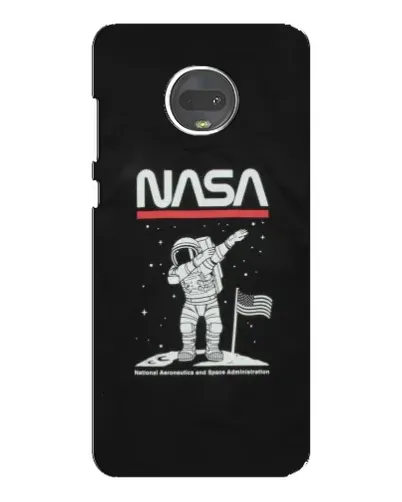 Чехол для Motorola MOTO G7 Plus с картинкой «NASA — шагаем по Луне» Чехол для Motorola MOTO G7 Plus с картинкой «NASA — шагаем по Луне»