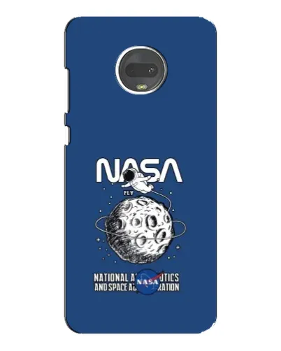 Чехол для Motorola MOTO G7 Plus с картинкой «NASA — лунная миссия» Чехол для Motorola MOTO G7 Plus с картинкой «NASA — лунная миссия»