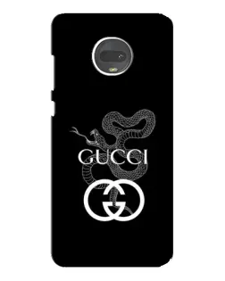 Чехол для Motorola MOTO G7 Plus с картинкой «Gucci — серебряная змея» Чехол для Motorola MOTO G7 Plus с картинкой «Gucci — серебряная змея»