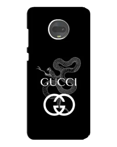 Чехол для Motorola MOTO G7 Plus с картинкой «Gucci — серебряная змея» Чехол для Motorola MOTO G7 Plus с картинкой «Gucci — серебряная змея»