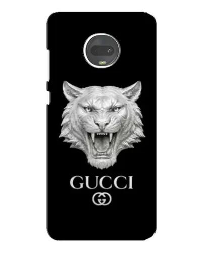 Чехол для Motorola MOTO G7 Plus с картинкой «Gucci — серебряный лев» Чехол для Motorola MOTO G7 Plus с картинкой «Gucci — серебряный лев»