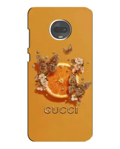 Чехол для Motorola MOTO G7 Plus с картинкой «Gucci — золотые бабочки» Чехол для Motorola MOTO G7 Plus с картинкой «Gucci — золотые бабочки»