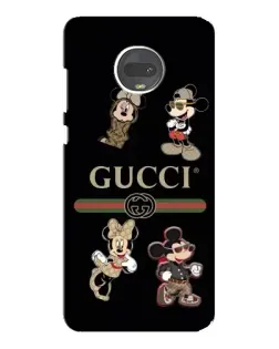 Чехол для Motorola MOTO G7 Plus с картинкой «Gucci — герои Disney и монограмма» Чехол для Motorola MOTO G7 Plus с картинкой «Gucci — герои Disney и монограмма»