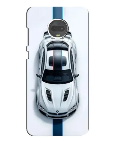 Чехол для Motorola MOTO G7 Plus с картинкой «Вид сверху — BMW M»
