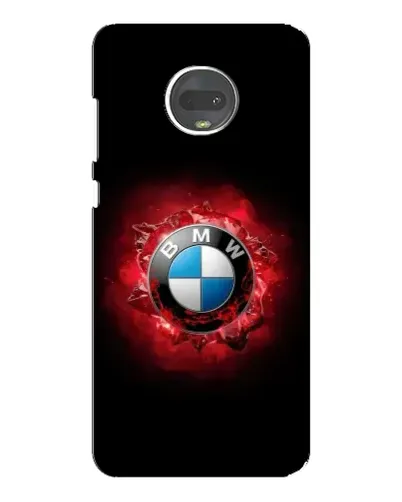 Чехол для Motorola MOTO G7 Plus с картинкой «Логотип BMW — вспышка»