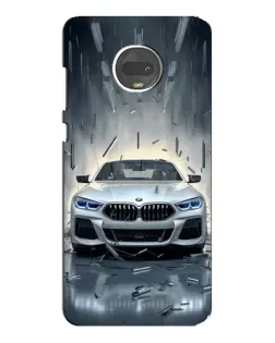 Чехол для Motorola MOTO G7 Plus с картинкой «BMW в свете фар»