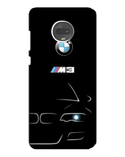 Чехол для Motorola MOTO G7 Plus с картинкой «Минималистичный принт BMW M3»