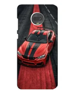 Чехол для Motorola MOTO G7 Plus с картинкой «BMW на красной дорожке»