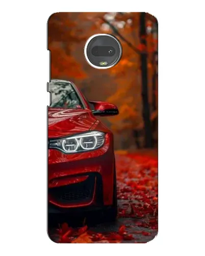 Чехол для Motorola MOTO G7 Plus с картинкой «Осенняя BMW M4»