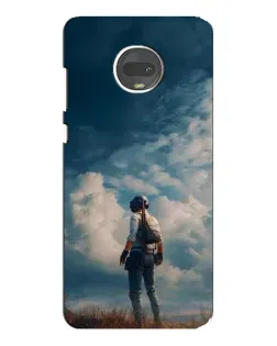 Чехол для Motorola MOTO G7 Plus с картинкой «Герой PUBG на скале» Чехол для Motorola MOTO G7 Plus с картинкой «Герой PUBG на скале»