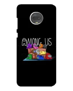 Чехол для Motorola MOTO G7 Plus с картинкой «Логотип Among Us» Чехол для Motorola MOTO G7 Plus с картинкой «Логотип Among Us»