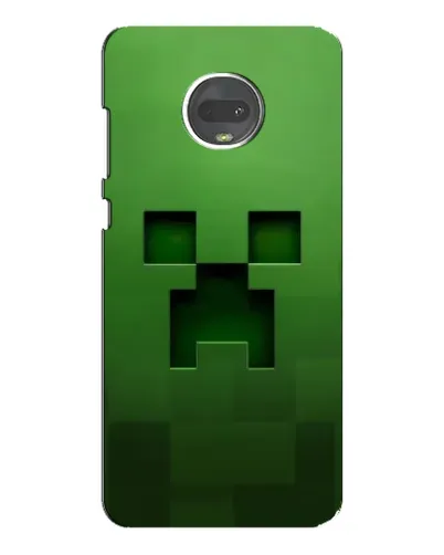 Чехол для Motorola MOTO G7 Plus с картинкой «Крипер микро-дизайн»