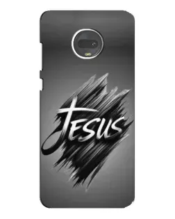 Чехол для Motorola MOTO G7 Plus с картинкой «Надпись Jesus Graffiti»