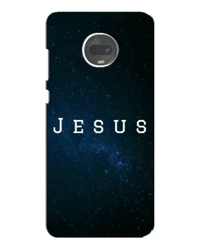 Чехол для Motorola MOTO G7 Plus с картинкой «Звездное небо Jesus» Чехол для Motorola MOTO G7 Plus с картинкой «Звездное небо Jesus»