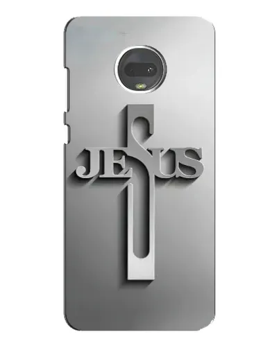 Чехол для Motorola MOTO G7 Plus с картинкой «Металлический крест Jesus» Чехол для Motorola MOTO G7 Plus с картинкой «Металлический крест Jesus»