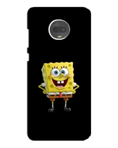 Чехол для Motorola MOTO G7 Plus с картинкой «Классический Губка Боб»
