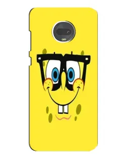 Чехол для Motorola MOTO G7 Plus с картинкой «Минималистичный Спанч Боб» Чехол для Motorola MOTO G7 Plus с картинкой «Минималистичный Спанч Боб»