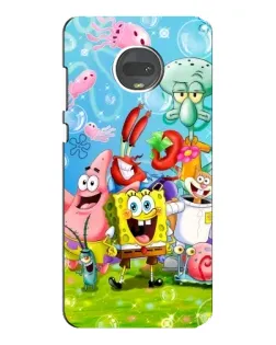 Чехол для Motorola MOTO G7 Plus с картинкой «Губка Боб и друзья» Чехол для Motorola MOTO G7 Plus с картинкой «Губка Боб и друзья»