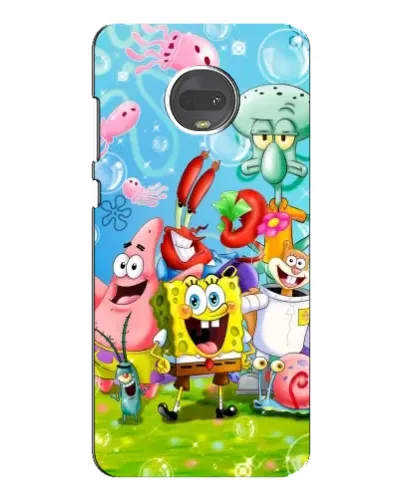 Чехол для Motorola MOTO G7 Plus с картинкой «Губка Боб и друзья» Чехол для Motorola MOTO G7 Plus с картинкой «Губка Боб и друзья»