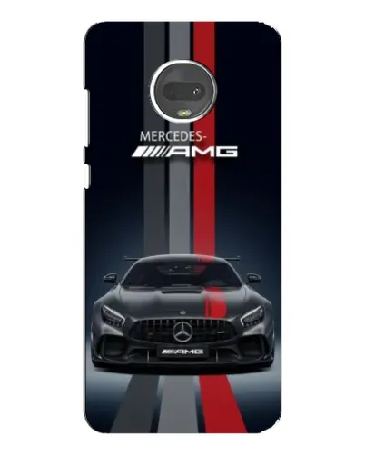 Чехол для Motorola MOTO G7 Plus с картинкой «Mercedes — белый карбон»