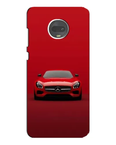 Чехол для Motorola MOTO G7 Plus с картинкой «Красный Mercedes AMG»