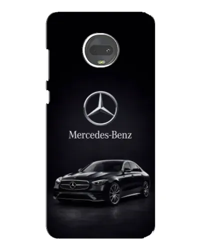 Чехол для Motorola MOTO G7 Plus с картинкой «Mercedes — решетка радиатора»