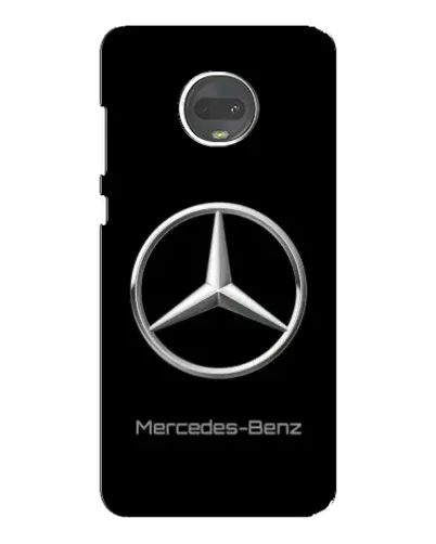 Чехол для Motorola MOTO G7 Plus с картинкой «Mercedes Silver Logo»