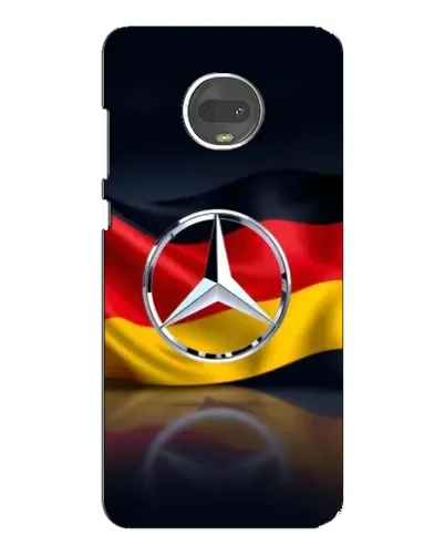 Чехол для Motorola MOTO G7 Plus с картинкой «Mercedes — флаг Германии»