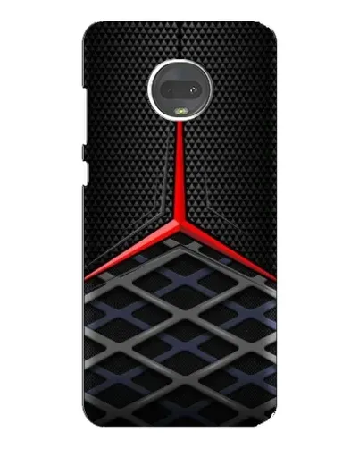 Чехол для Motorola MOTO G7 Plus с картинкой «Mercedes Carbon Grid»